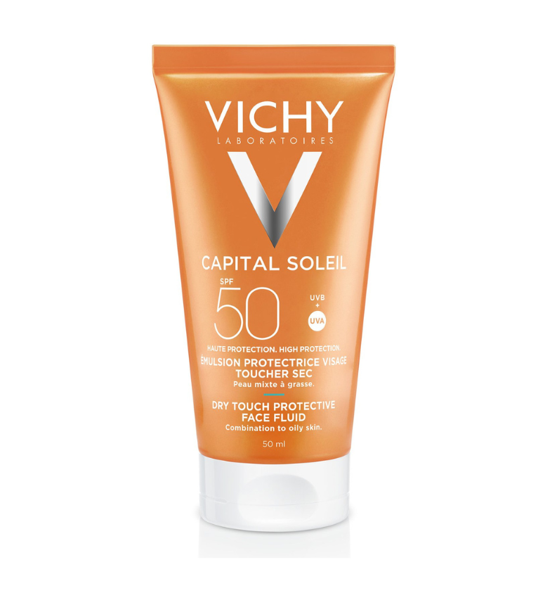 Crema Rostro Tacto Seco SPF50 de Vichy
