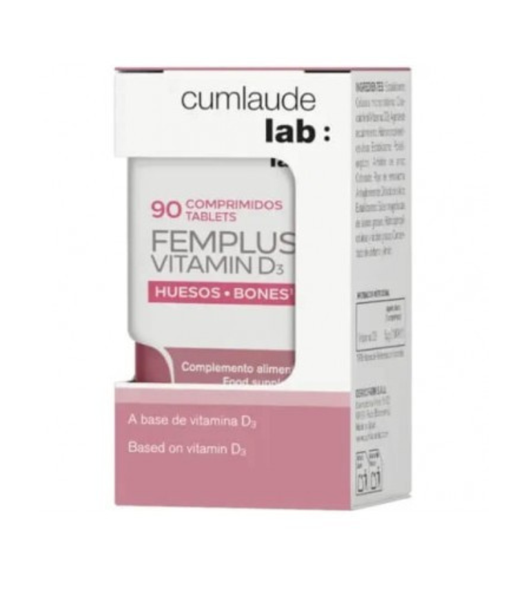 CUMLAUDE FEMPLUS VITAMINA D3 90 Comprimidos