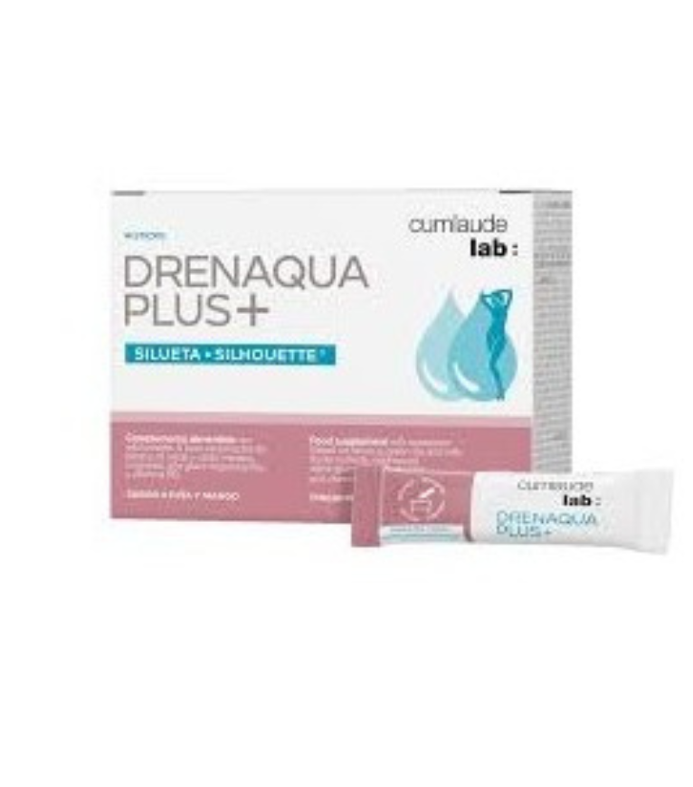 CUMLAUDE LAB: DRENAQUA PLUS+ 14 Sticks 2,88 g Sabor Piña y Mango